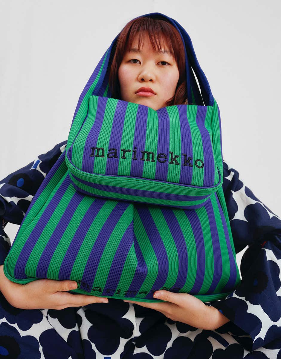 Marimekko patterned bags