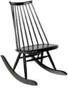 rocking-chair Mademoiselle design Ilmari Tapiovaara Artek