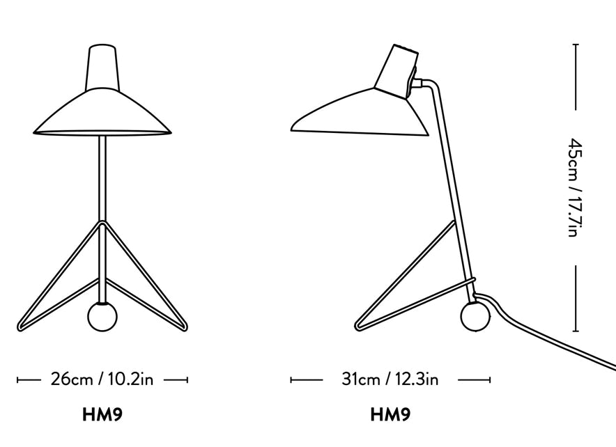 Tripod table lamp - HM9