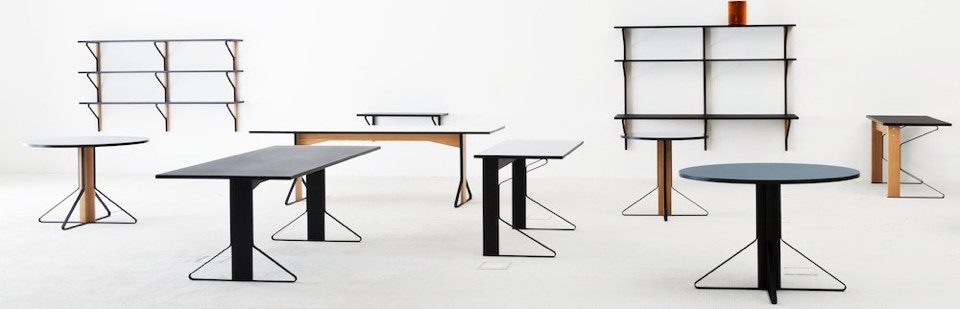 Kaari collection – tables, desks, shelves, desk-shelves, accessories Ronan & Erwan Bouroullec, 2015 Artek