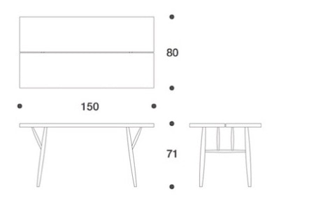 PIRKKA Collection stool – bench – chair – table Ilmari Tapiovaara