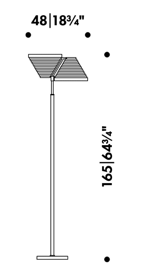 A810 Floor lamp Alvar Aalto, 1959