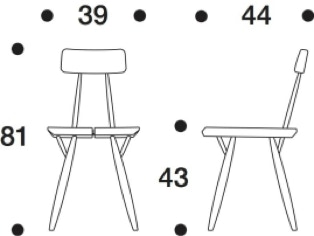 PIRKKA Collection stool – bench – chair – table Ilmari Tapiovaara