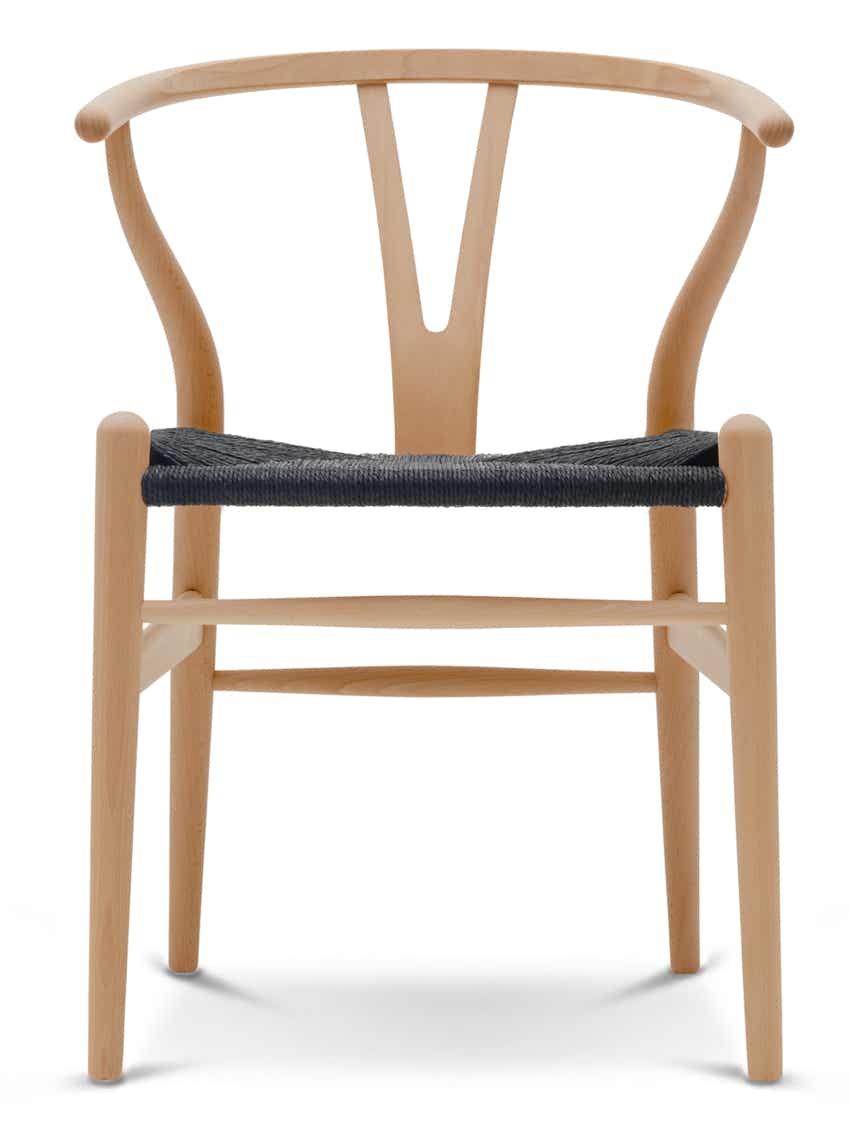 Wishbone Chair CH24 Natural Woods Carl Hansen & Søn  Hans Wegner, 1950