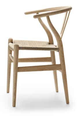 Wishbone Chair CH24 â€“ Natural Wood Hans Wegner, 1950 â€“ Carl Hansen & SÃ¸n