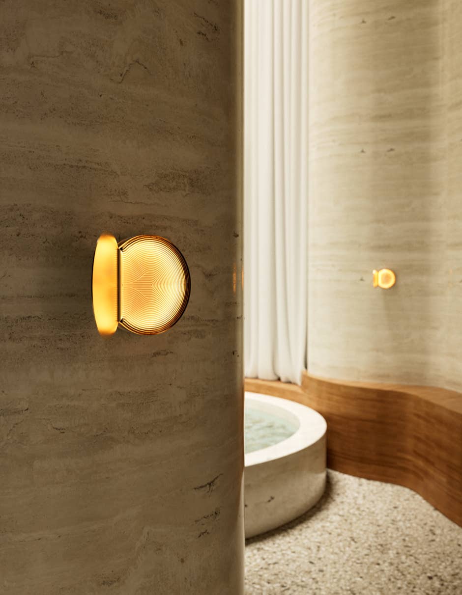 Poudrier Wall Lamp Philippe Nigro