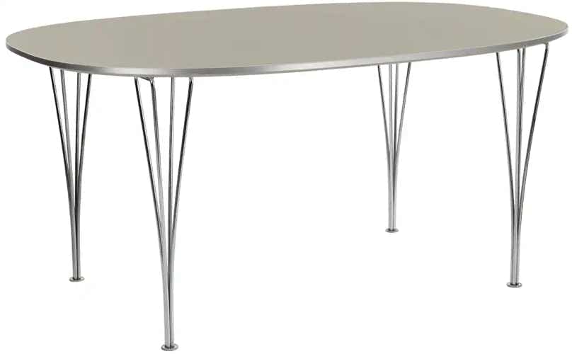 Super-Elliptical Series dining table  P. Hein, B. Mathsson, A. Jacobsen, 1968 â€“ Fritz Hansen