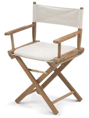 Chaise de RÃ©alisateur (Directorâ€™s Chair) design Jens H. Quistgaard, 1986 â€“Â Skagerak by Fritz Hansen