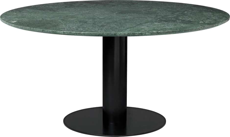 Gubi 2.0 Dining Table, Marble Tabletop 
