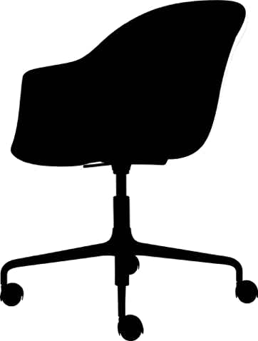 Bat Meeting chair Height adjustable 