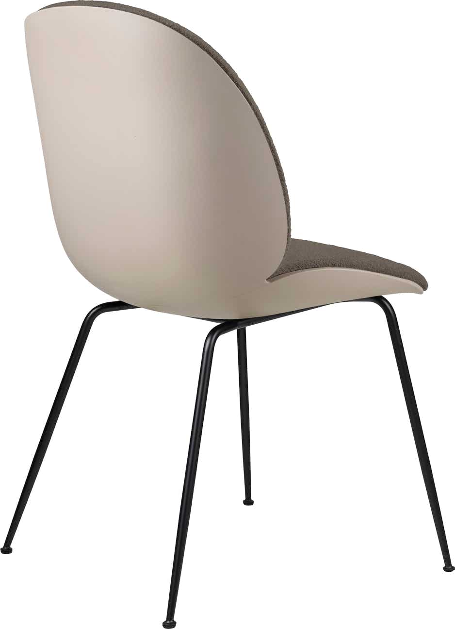 Beetle plastic chair, tube legs