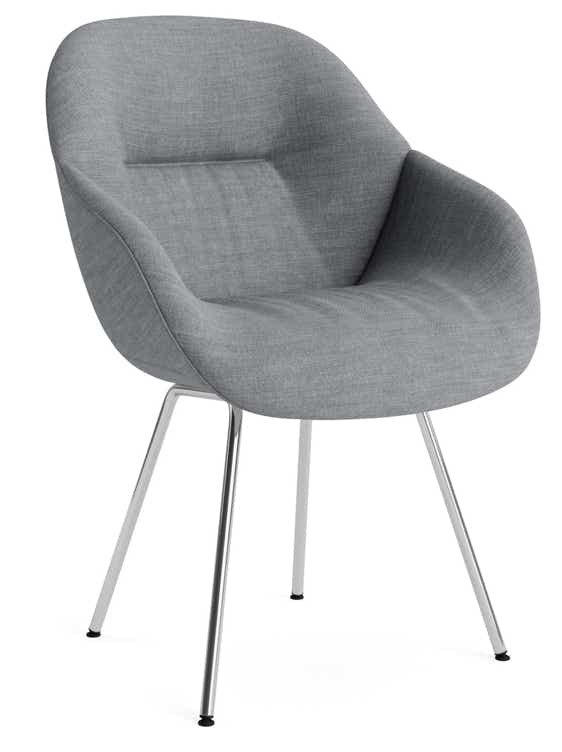 ABOUT A CHAIR  AAC127 & AAC127 Soft fully upholstered shell, metal base  Hee Welling & Hay