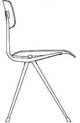 RESULT Chair Wim Rietveld & Friso Kramer, 1958-59 