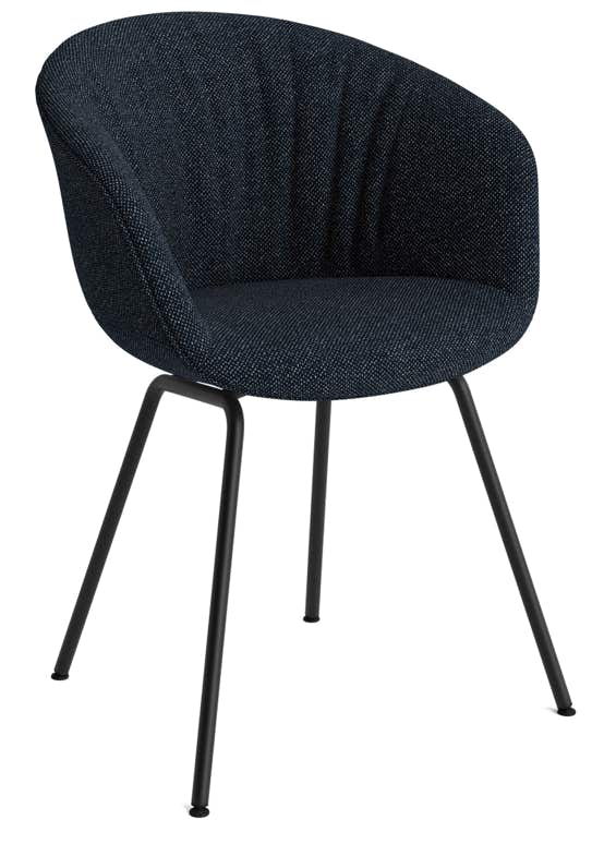 AAC27 / AAC27 Soft Chair upholstered shell / metal base 