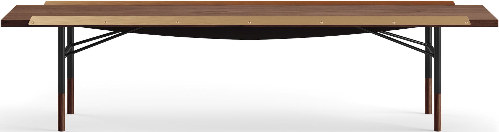 Table Bench – Noir + Noyer 