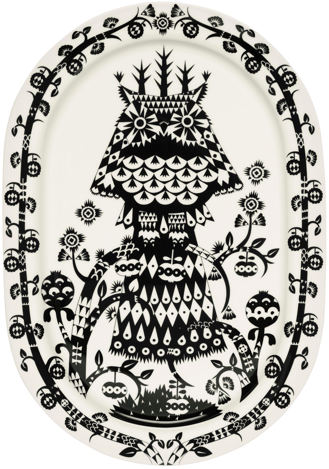 Black Taika tableware  design Klaus Haapaniemi, 2007