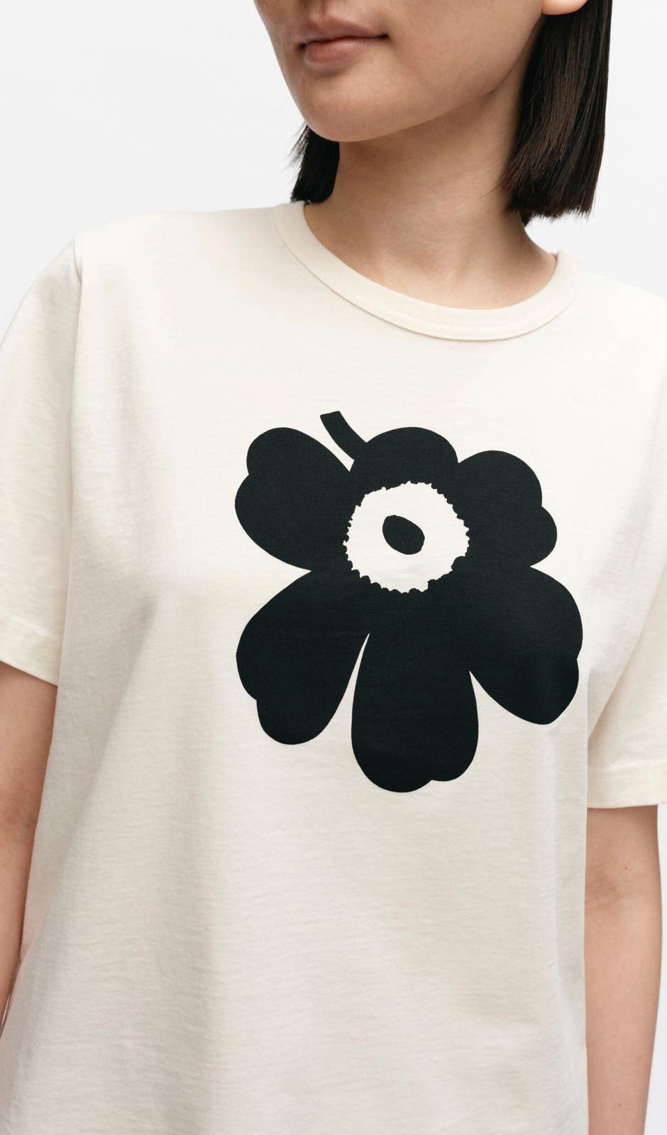 Erna Relaxed Unikko Placement t-shirt – organic cotton jersey