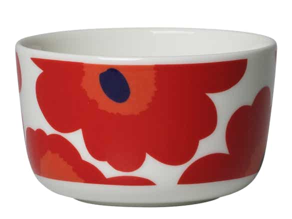 Marimekko red Unikko  Tableware 