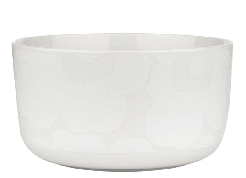 white Unikko bowl 5dl