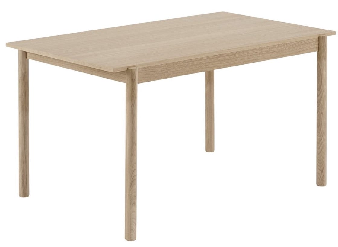 Table et Banc Linear Wood Thomas Bentzen, 2019