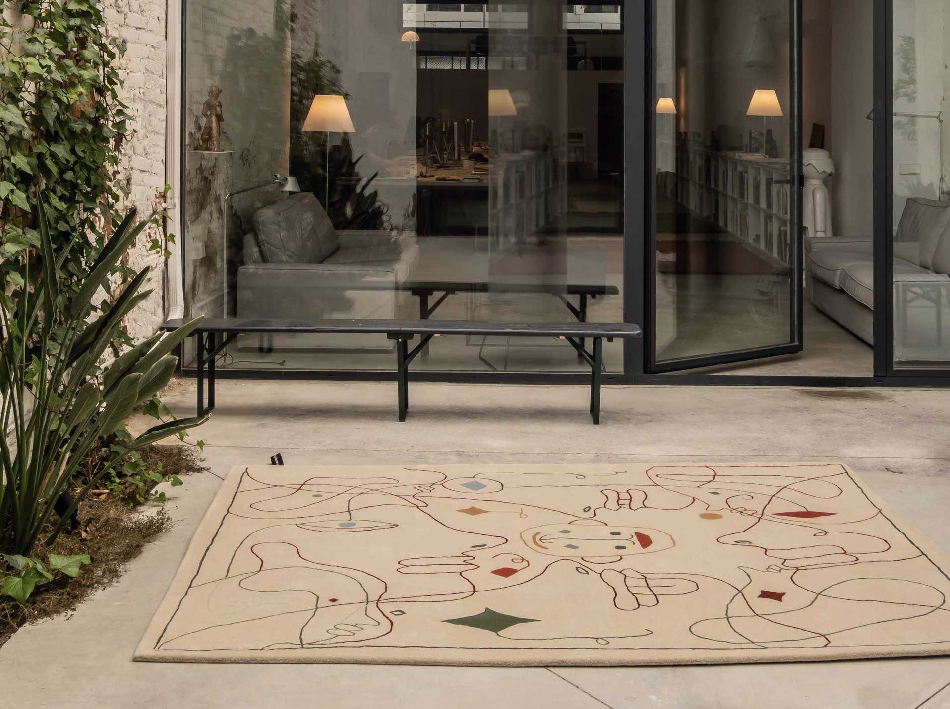 Silhouette rugs  Indoor & Outdoor versions  design Jaime Hayón, 2020