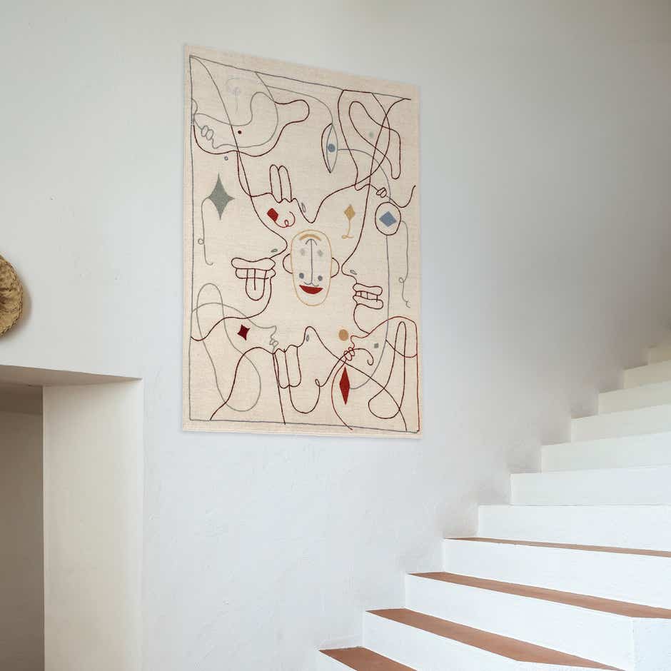 Silhouette rugs  Indoor & Outdoor versions  design Jaime Hayón, 2020