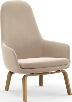 Era Lounge chair high, wood legs Simon Legald – Normann Copenhagen