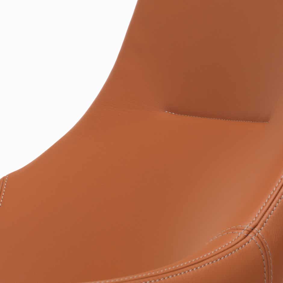 Leather Premium F with contrast seam  