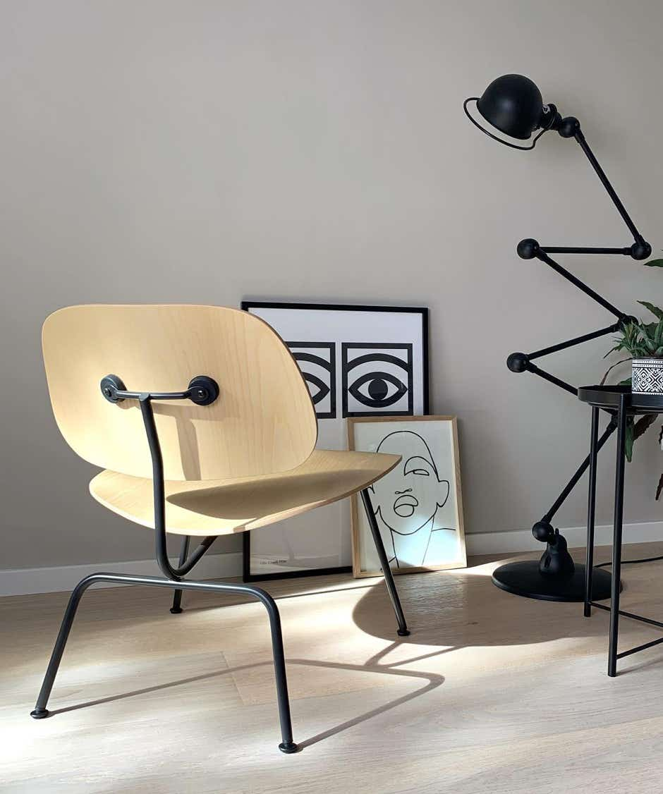 LCM, Lounge Chair Metal Plywood Group Charles & Ray Eames, 1945/46