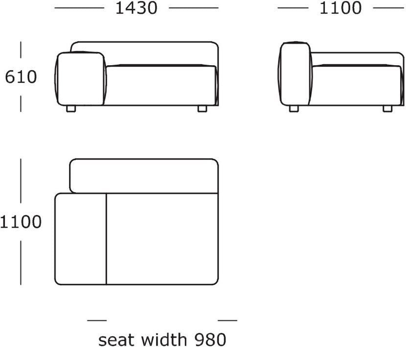 Pontone Modular Sofa  365° North