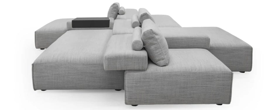 Cinder Block Sofa