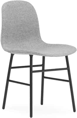 Form Chair, upholstered shell – metal legs Simon Legald, 2015 Normann Copenhagen