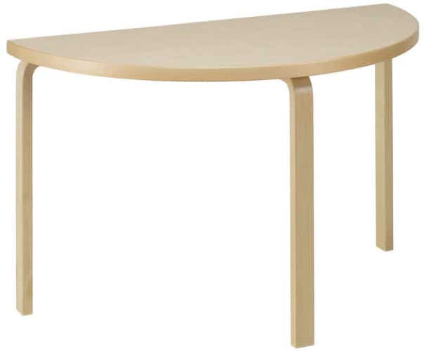 Tables Ronde (Ã˜75, Ã˜100, Ã˜125 cm) Alvar Aalto, 1935 Artek