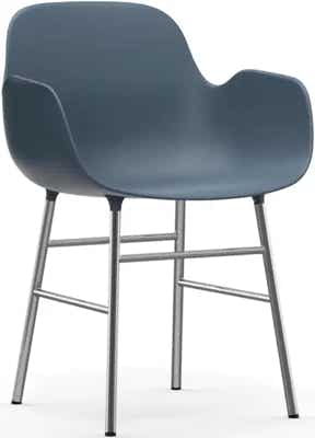 Form Chair, plastic shell – metal legs Simon Legald, 2014 Normann Copenhagen