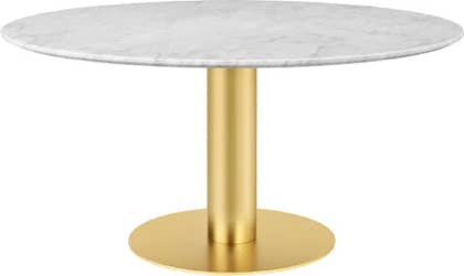 Table 2.0 marbre â€“ Ã˜110-150 cm Gubi
