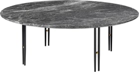 tables basses rondes, plateau marbre