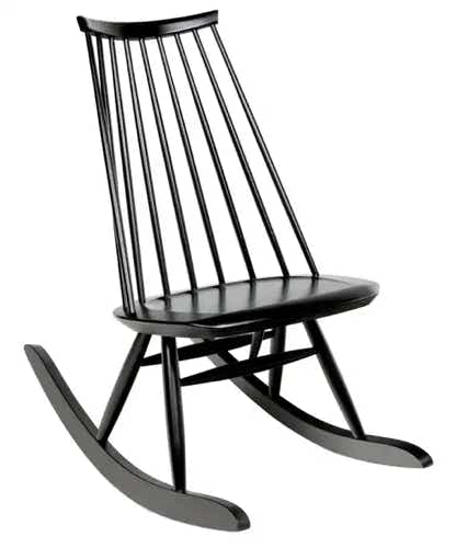Fauteuil et Rocking Chair Mademoiselle Ilmari Tapiovaara, 1956 Artek