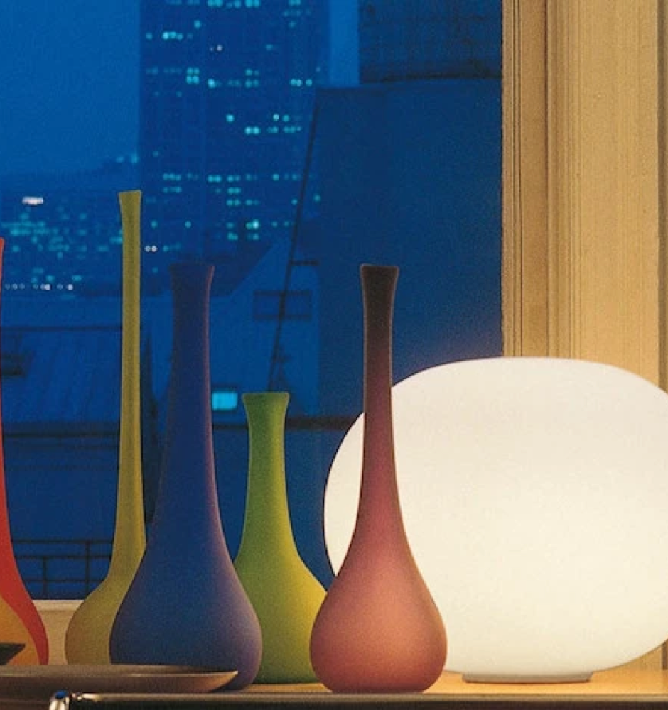 lampes de table Glo-Ball design Jasper Morrison, 1998 Flos