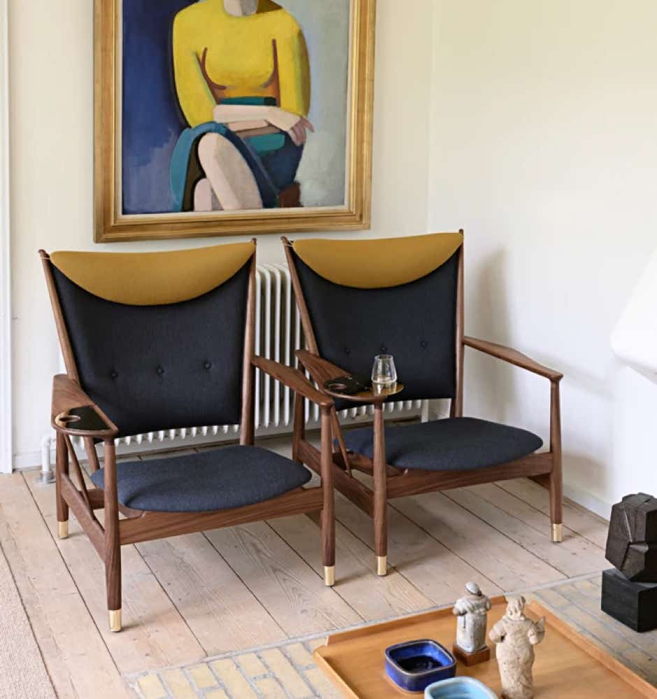 Whiskey chair Finn Juhl, 1948 â€“ House of Finn Juhl